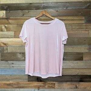 Maurices velvet pink tshirt size XL